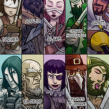 Tribute to BlogSword. Un progetto di Fumetto, Character design e Illustrazione tradizionale di Erio Gallart - 23.02.2016