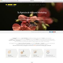 Web de inbound marketing. Web Design project by Juan Pablo Sanchez Gonzalez - 02.28.2016