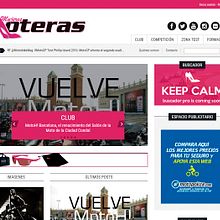 WEB DESIGNER - Mujeres Moteras. Web Design project by Patrick Mompó - 02.15.2016