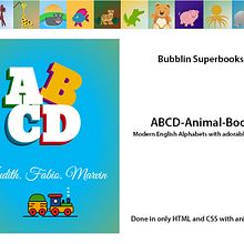 ABCD-Animal Book-Bubblin (https://bubbl.in/cover/abcd-animal-book-by-judith-neumann) Marving Danig, Fabio Arranz, masters of codepen, Bubblin. Un projet de Animation, Webdesign , et Éducation de Judith Neumann - 24.02.2016