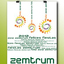 Carteles Navidad, Centro Comercial Zemtrum, La Palma del Condado, Huelva. Un projet de Design graphique de Mayte Serna - 07.01.2015