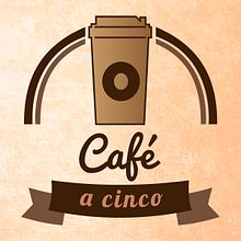 Café a Cinco. Br, ing, Identit, Graphic Design, and Traditional illustration project by Pablo Muñoz Gonzalez - 02.25.2016