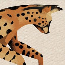 Serval ilustración. Traditional illustration, Design, Graphic Design, Sketching, Drawing, and Digital Illustration project by Leire Lizarraga - 02.29.2016