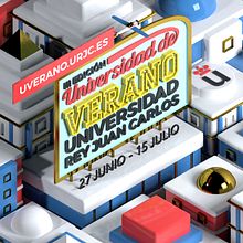 Propuesta "Universidad de Verano URJC". 3D, Fine Arts, Br, ing, Identit, Art Direction, Design, Graphic Design, and Advertising project by Sergio Kian - 02.28.2016