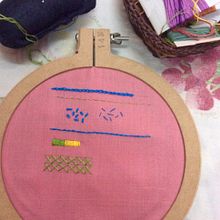 Practica 1:  Puntos planos. Arts, and Crafts project by Maria Alicia Posse - 02.28.2016
