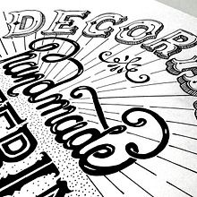 Lettering design . Graphic Design, Traditional illustration, T, and pograph project by Pistacho Studio - 02.28.2016