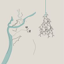 Afluentes. Traditional illustration project by Lorena Franzoni - 02.29.2016