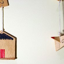 Móviles de madera.. Un proyecto de Diseño de juguetes e Ilustración tradicional de Ana Navarro - 31.03.2015