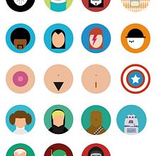 flat design. Design project by Miguel Pardo Losada - 03.01.2016