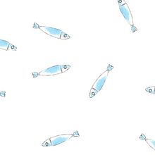 Peces - Pattern design. Graphic Design, Traditional illustration, and Packaging project by Anabel Valera - 03.01.2016