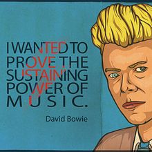 DAVID BOWIE TRIBUTE . Projekt z dziedziny  Architektura,  Kaligrafia, Komiks, Design, Projektowanie graficzne, Projektowanie postaci, Trad, c, jna ilustracja,  Muz, ka,  Reklama, Architektura wnętrz,  Sztuki piękne,  Manager art, st, czn, Grafika ed i torska użytkownika Marco Boetti - 02.03.2016