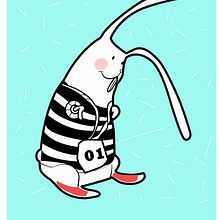 Conejo que si llego a la meta.. Un proyecto de Ilustración tradicional de Rachell Ham - 02.03.2016