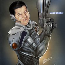 Jaironman retrato. Traditional illustration project by Martin Mariano Hernandez Tena - 03.03.2016