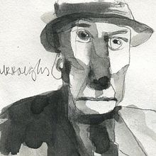 William S. Burroughs. Un progetto di Belle arti, Illustrazione tradizionale e Pittura di Alejandro Armas Vidal - 03.03.2016