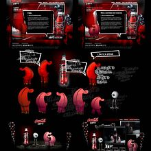 Coca-Cola Zero. Web Development, Art Direction, and Character Design project by Gonzalo Rango - 03.03.2016
