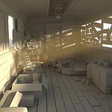 Abandoned train. Un proyecto de 3D de Carla González García - 03.12.2015