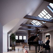 La pianista. 3D, Animation, and Architecture project by Didier Ramirez Darjo - 03.05.2016