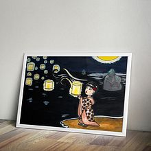 Farolillos a tintas. Un progetto di Illustrazione tradizionale di Veronica Almech - 06.03.2016