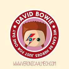 Homenaje a David Bowie. Un progetto di Design e Illustrazione tradizionale di Veronica Almech - 06.03.2016