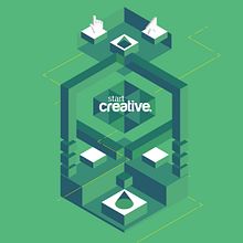 Start Creative Brochure 2. Art Direction, Graphic Design, and Traditional illustration project by Carolina Carvalho - 03.06.2016