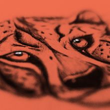 Cheetah - 2016. Traditional illustration project by Valentina Pefaur - 03.07.2016