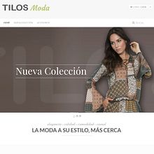 Diseño Web "Tilos Moda". Br, ing, Identit, Web Development, and Web Design project by DCI Punto y Coma - 02.28.2016