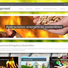 Diseño Web "Aprosol". Br, ing, Identit, Web Development, Graphic Design, and Web Design project by DCI Punto y Coma - 03.06.2016