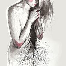 And then her soul withered Ein Projekt aus dem Bereich Bildende Künste und Traditionelle Illustration von Mentiradeloro Esther Cuesta - 07.03.2016