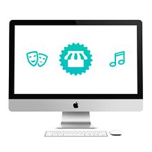 Ticket Online Website . Art Direction, and Web Design project by Carolina Carvalho - 03.08.2016