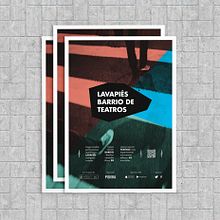 Lavapiés Barrio de Teatros. Art Direction, and Graphic Design project by Jesús Román Ortega - 02.29.2016