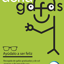 Cartel Gafas Fundación H. Martínez. Un proyecto de Dirección de arte y Diseño gráfico de manola argento - 10.03.2016