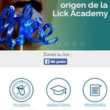 Web Lickacademy. Web Development project by Sergi Sanchez Vilar - 03.31.2014