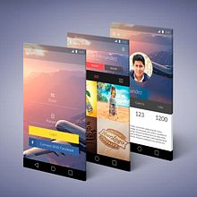 proyecto de app portafolio. Design project by José FH - 03.11.2016