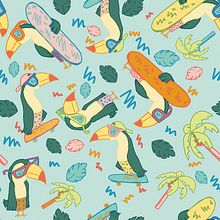 Colección estampados para ropa de niños. Un progetto di Design, Design di accessori e Illustrazione tradizionale di Laura Garcia - 11.03.2016