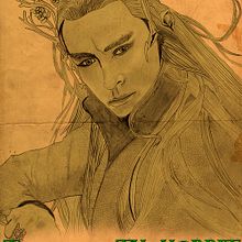 Thranduil. Traditional illustration project by Mireia Muñoz - 03.11.2016
