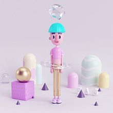 FAG Mi Proyecto del curso: Diseño de personajes en 3D. Un progetto di 3D, Character design e Illustrazione tradizionale di Zallary Cardona - 11.03.2016