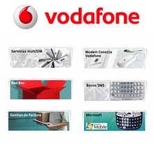 Vodafone España (nuevo Look & Feel). Projekt z dziedziny Tworzenie stron internetow, ch, Projektowanie graficzne i Web design użytkownika Ale Castro - 28.02.2007