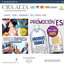 Cava Alta. Projekt z dziedziny Tworzenie stron internetow, ch, Projektowanie graficzne i Portale społecznościowe użytkownika Ale Castro - 31.12.2014