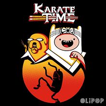 Karate Time. Graphic Design, and Traditional illustration project by Oliver Ibáñez Romero - 03.13.2016