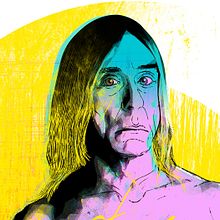 Yorokobu // Rock´n´Draw / El superviviente Iggy Pop. Een project van Traditionele illustratie y  Muziek van Oscar Giménez - 13.03.2016