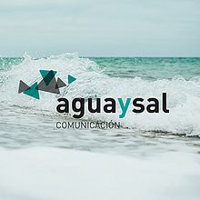 Agua y Sal Comunicación. Br, ing, Identit, Graphic Design, and Web Design project by Ángel Martínez Soriano - 03.14.2016