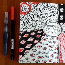 Moleskine Journey I. Street Art, and Traditional illustration project by Pupa Pupapop - 03.14.2016