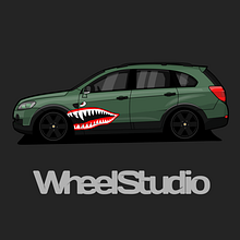 Chevrolet Captiva . Desain, Dan Desain Otomotif proyek oleh WheelStudio - 03.16.2016