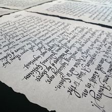 Welcome letters Ruavieja. Br, ing, Identit, and Calligraph project by Victor Kams - 03.16.2016