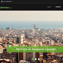 Diseño de la portada de la web corporativa para 'Flexiplas'. Un progetto di Design e Web design di Iris Álvarez Farell - 17.12.2015