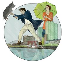 Ilustraciones para Creation Mag "lo mejor y lo peor de Bilbao". Un projet de Illustration traditionnelle de Ibai Eizaguirre Sardon - 17.03.2016