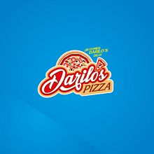 Darilo´s Pizza. Design gráfico, Br, ing e Identidade e Ilustração tradicional projeto de Michael Ramos - 13.03.2016