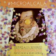 #Microcervantes exposición. Street Art, Design, Graphic Design, and Traditional illustration project by Pedro González López - 03.18.2016