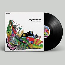Enfadados. Album art. Un projet de Design , Design graphique, Illustration traditionnelle , et Musique de Pablo Antuña - 18.03.2016