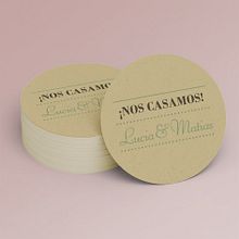 Tarjeta de casamiento. Un progetto di Calligrafia e Graphic design di Graciana Prenz - 19.03.2016